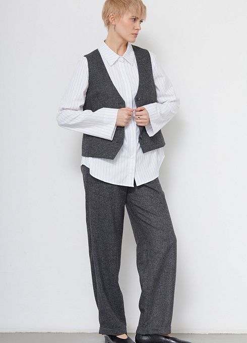 Жилет жен. 388239А.11312.8201M Серый меланж (7)