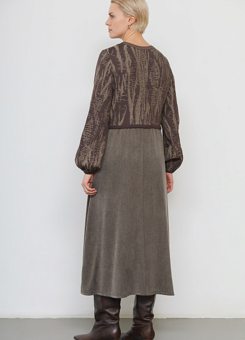  GRIOL. Платье жен. 360271.33312.3406YM Темно-бежевый GRIOL