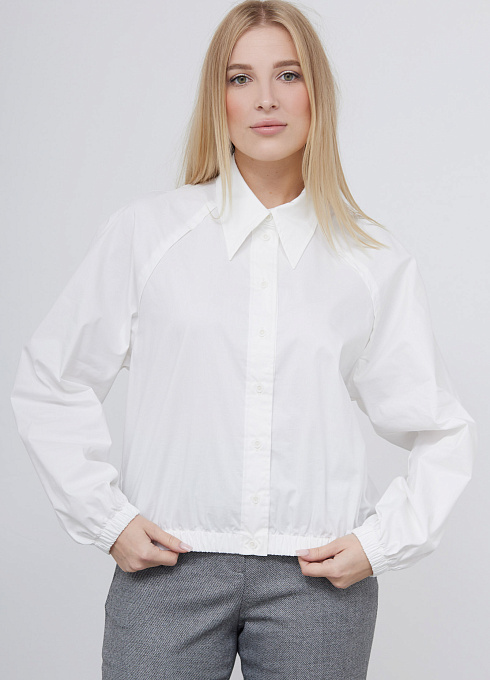 Блузка укороченная на резинке GRIOL