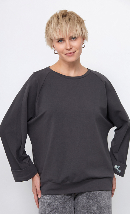  GRIOL. Джемпер жен. 311139.03313.7700E Тёмно-серый 
