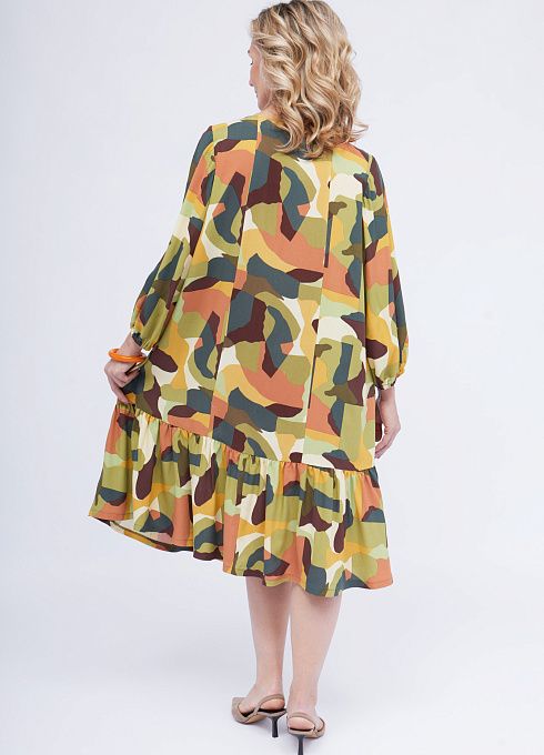  GRIOL. Платье жен. 360309ТГ.6_512.3701X Хаки GRIOL