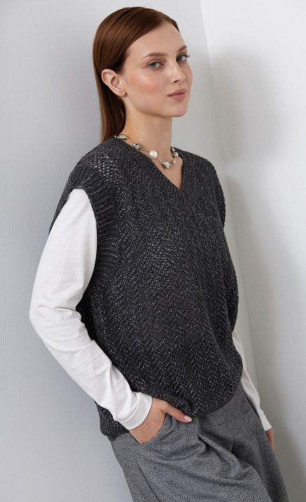  GRIOL. Жилет жен. 380108.05303.7700N Темно-серый 