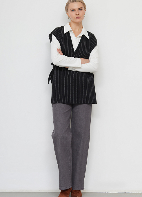  GRIOL. Жилет жен. 380101.33303.8200S Чёрный GRIOL