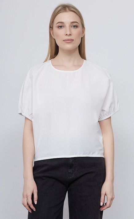 Блузка oversize из сатина GRIOL Блузка oversize из сатина GRIOL