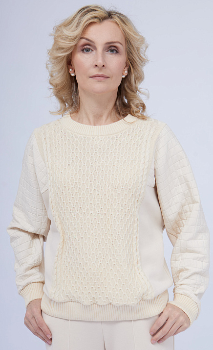 GRIOL. Джемпер жен. 311053.03313.2200N Ванильный GRIOL GRIOL. Джемпер жен. 311053.03313.2200N Ванильный