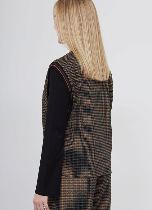  GRIOL. Жилет жен. 380020.6_313.8203Z Коричневый GRIOL