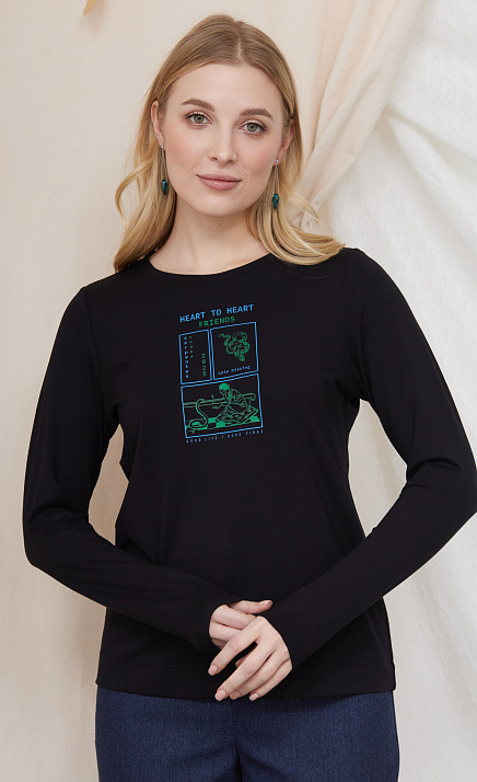  GRIOL. Джемпер жен. 310915.03313.8200E Черный 