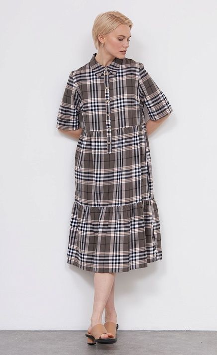  GRIOL. Платье жен. 368721.11312.3401P Хаки 