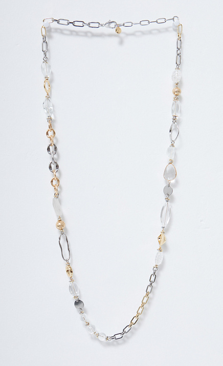  GRIOL. Колье Игристое 2 Прозрачный 