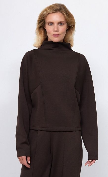  GRIOL. Джемпер жен. 311120.6_313.1000N Темно-коричневый 
