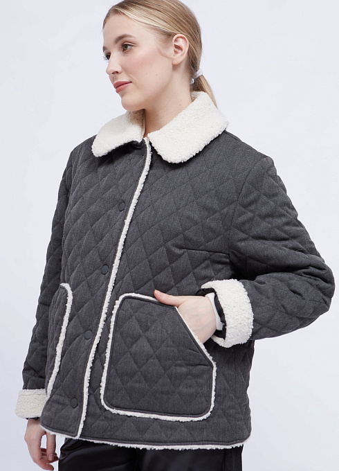  GRIOL. Куртка жен. 514263.11208.8100N Т.серый GRIOL