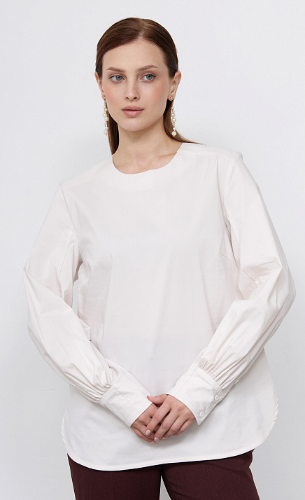 Блуза oversize из поплина GRIOL