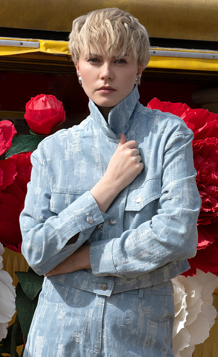  GRIOL. Жакет жен. 378299А.11312.1600N Голубой 