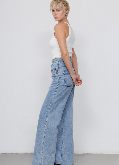  GRIOL. Брюки жен. 320208.26304.1600N Голубой GRIOL