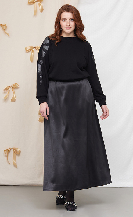  GRIOL. Юбка жен. 350058Б.6_312.8200N Черный 