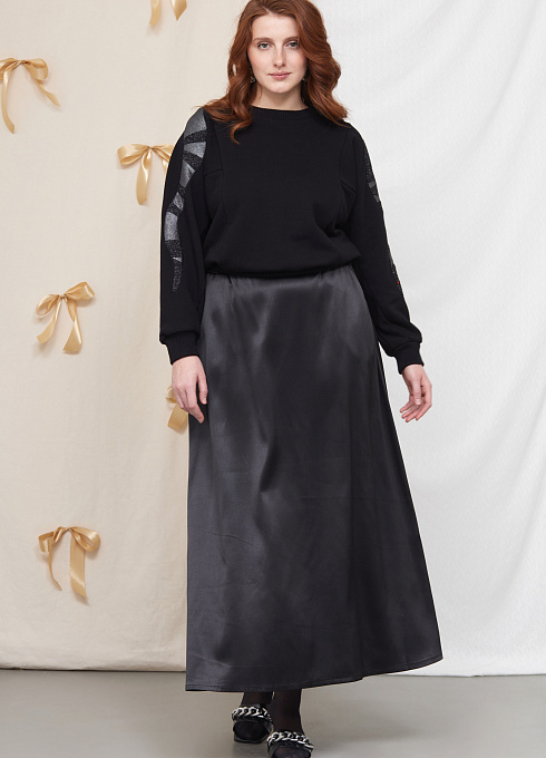  GRIOL. Юбка жен. 350058Б.6_312.8200N Черный GRIOL