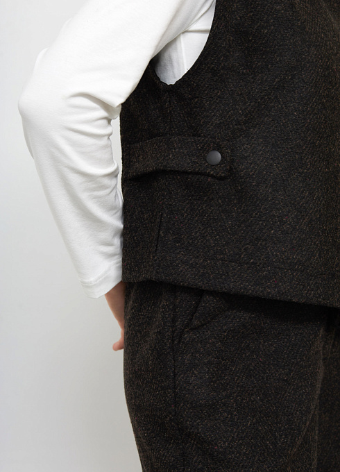  GRIOL. Жилет жен. 387912А.11313.8211M Коричневый меланж GRIOL