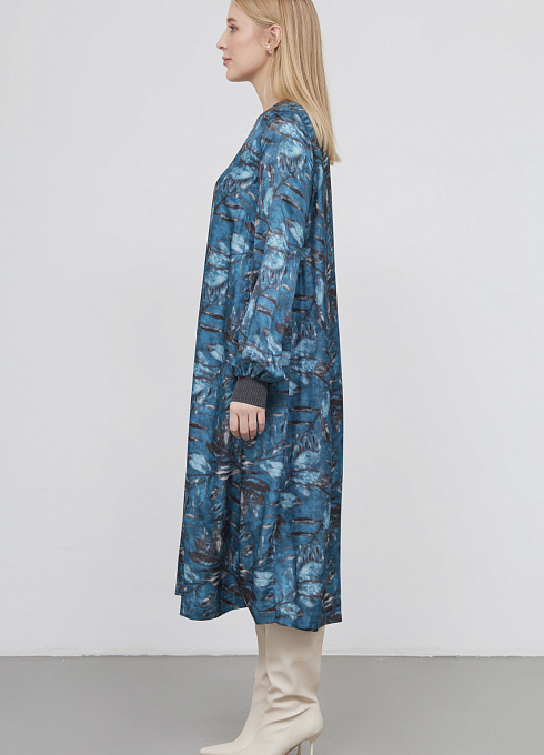  GRIOL. Платье жен. 360302ГМот.03312.8677F серо-голубой GRIOL