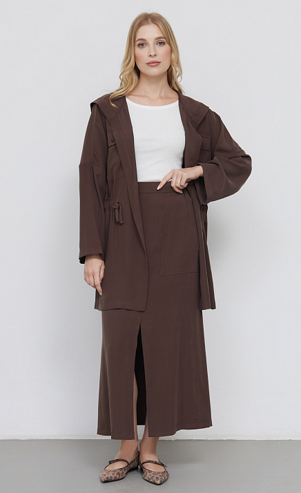  GRIOL. Юбка жен. 350068.6_312.1100N Коричневый 