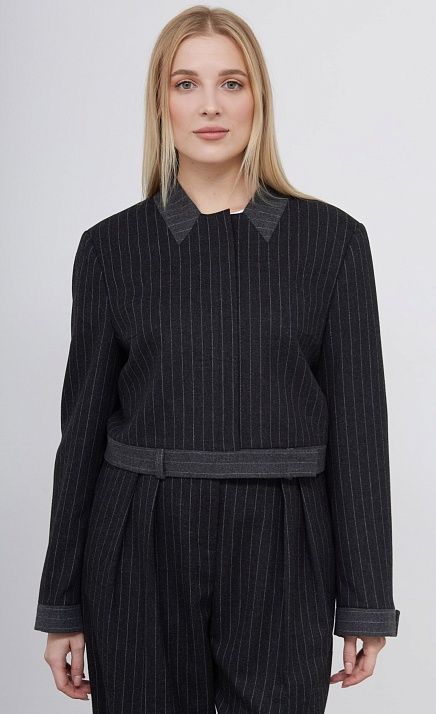 GRIOL. Жакет жен. 378220.11312.8102S Т.серый GRIOL GRIOL. Жакет жен. 378220.11312.8102S Т.серый
