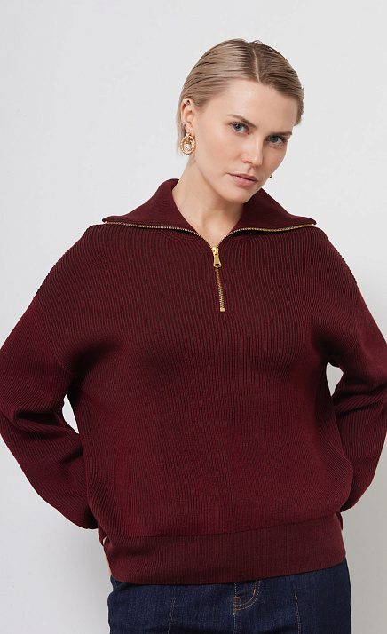 GRIOL. Джемпер жен. 310508.33303.4811S Бордово-коричневый GRIOL GRIOL. Джемпер жен. 310508.33303.4811S Бордово-коричневый