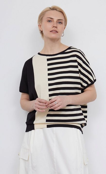  GRIOL. Джемпер жен. 310556.33303.0782S Чёрно-белый 