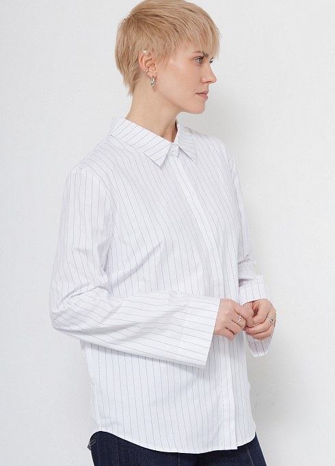 Рубашка oversize в полоску GRIOL