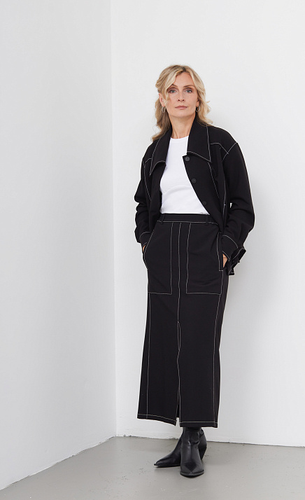  GRIOL. Юбка жен. 350112.09312.8200N Черный 