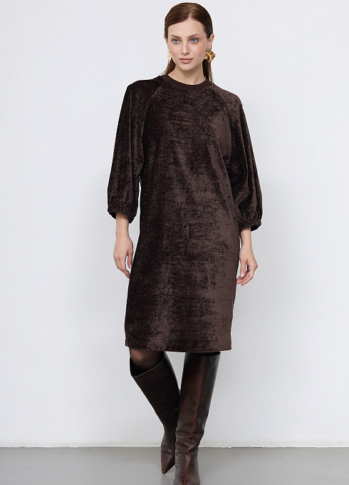  GRIOL. Платье жен. 360330Н.6_312.1100N Шоколадный GRIOL