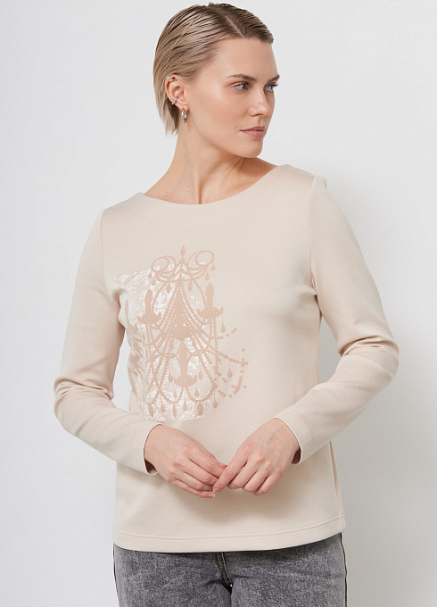  GRIOL. Джемпер жен. 311034ГН.6_313.0300E Светло-бежевый GRIOL