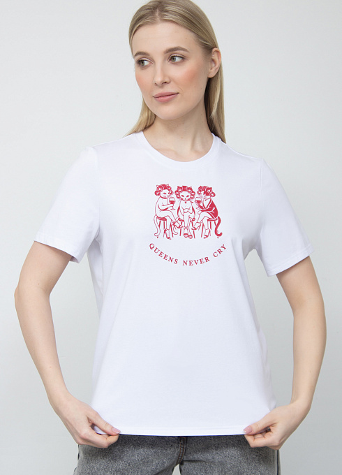 Футболка жен. 310461.40513.0200А Белый
