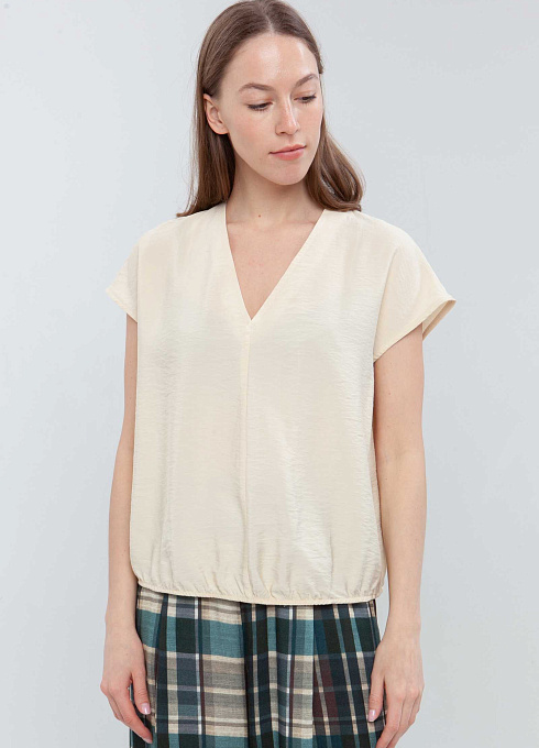 Блузка из жатой вискозы GRIOL