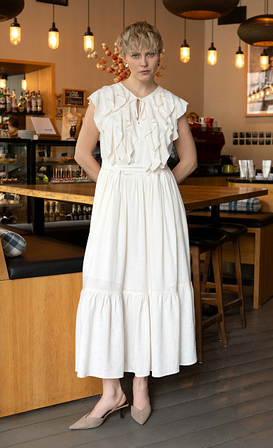  GRIOL. Платье жен. 363423А.11312.0700N Молочный 