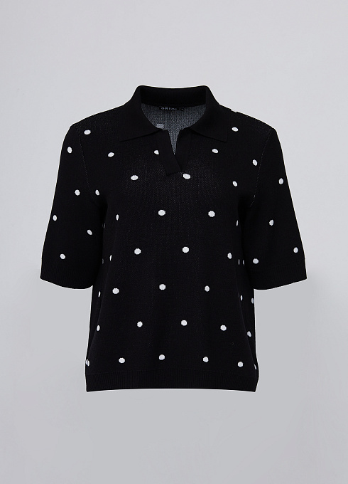  GRIOL. Джемпер жен. 310447.33303.8202D Чёрно-белый GRIOL