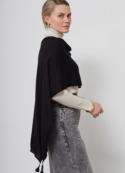  GRIOL. Шарф жен. 550007.33303.8200N Черный GRIOL