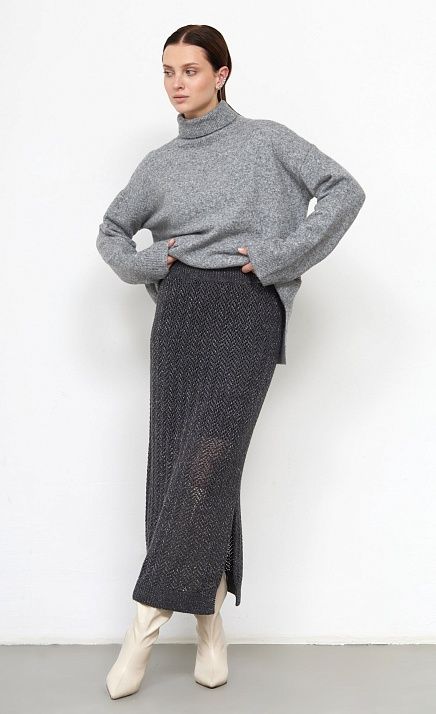  GRIOL. Юбка жен. 350133.05303.7700N Темно-серый 