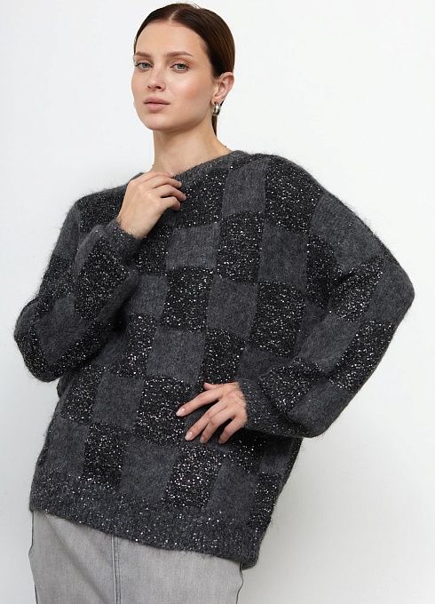  GRIOL. Джемпер жен. 314019.42303.8200P Чёрно-серый GRIOL