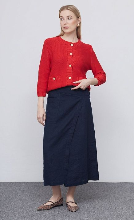  GRIOL. Юбка жен. 358252.37312.9900N Т. синий 