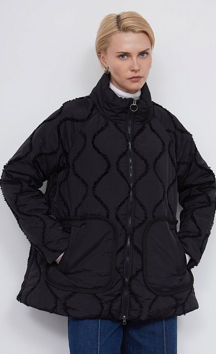  GRIOL. Полупальто жен. 514597.11208.8200N Черный 