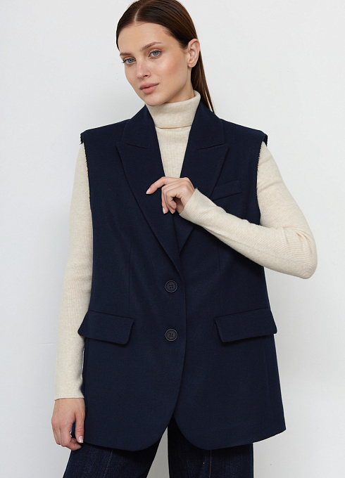  GRIOL. Жилет жен. 388386.11312.9600N Темно-синий GRIOL