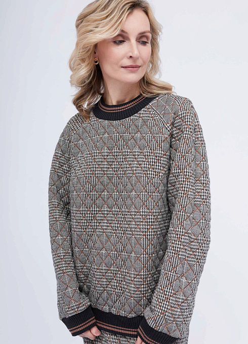  GRIOL. Джемпер жен. 311094.03313.1101P Серый GRIOL