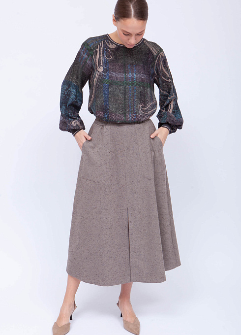  GRIOL. Юбка жен. 350056.03312.3400N Кофейный GRIOL