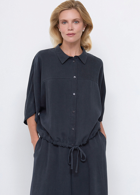 Блузка oversize на кулиске GRIOL