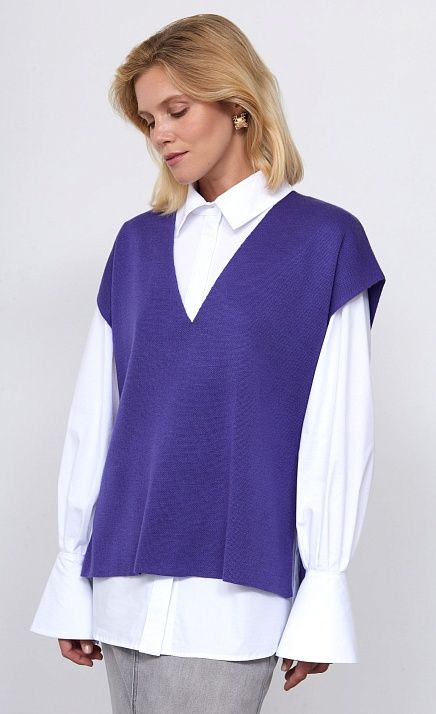  GRIOL. Жилет жен. 380045К.33303.9200M Лиловый 