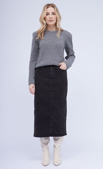  GRIOL. Юбка жен. 350106.26304.7700N Тёмно-серый 