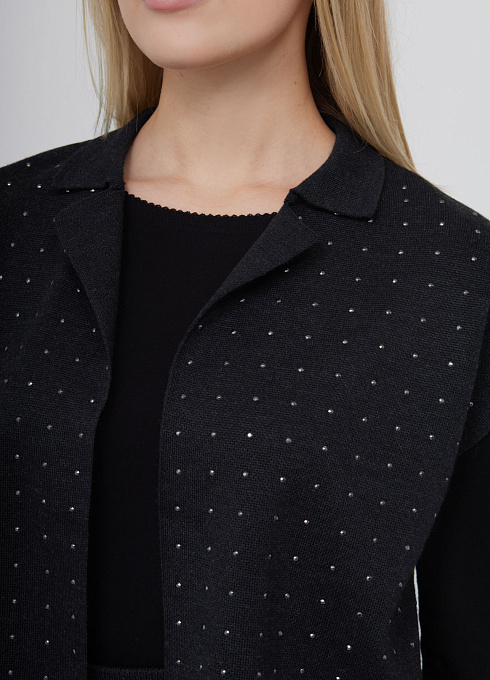  GRIOL. Жакет жен. 380088ОТ.33303.7400N Антрацит GRIOL