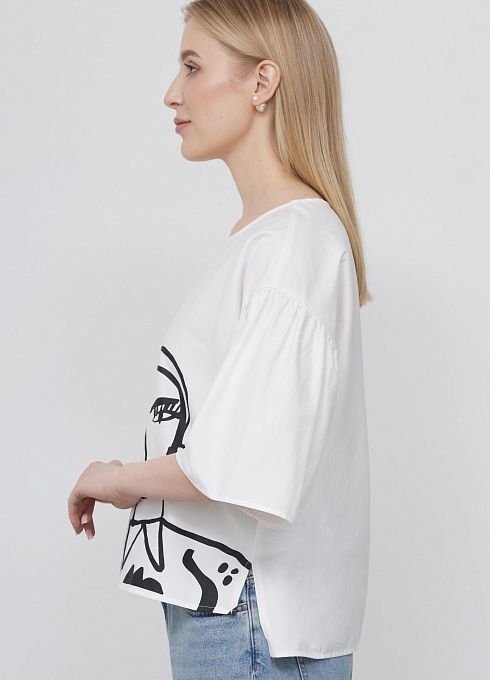 Блузка жен. 318091А.11312.0700E Молочный  (4)