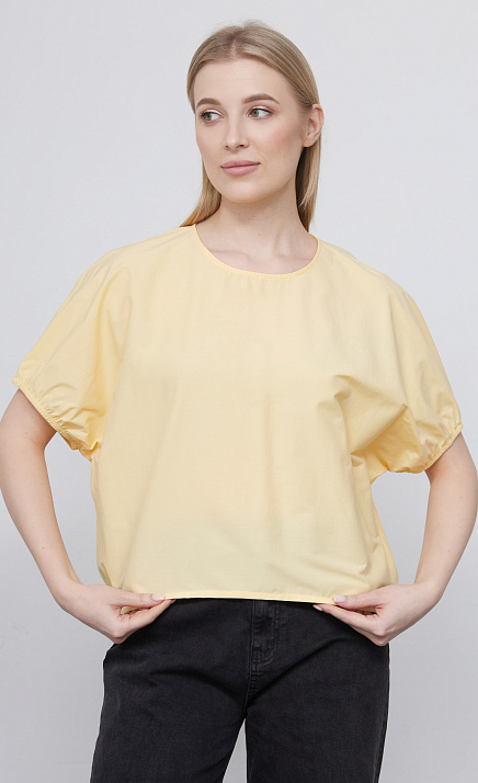 Блузка oversize из сатина GRIOL