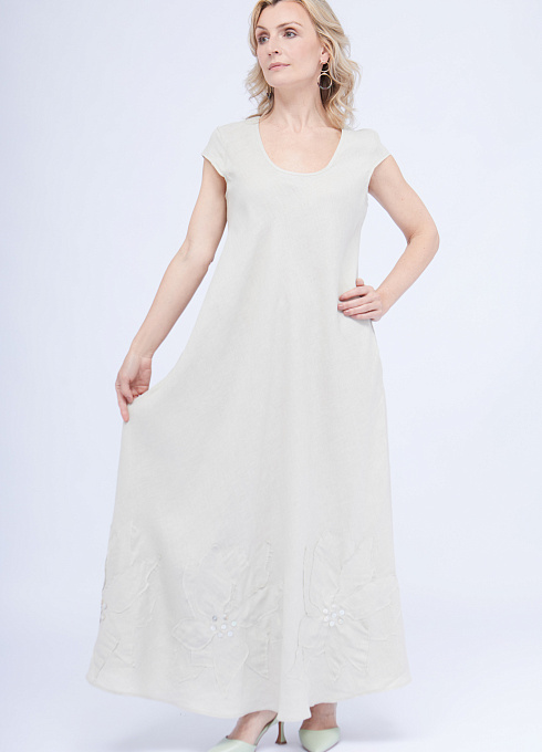  GRIOL. Платье жен. 360249.38312.5400N Зелёно-серый GRIOL