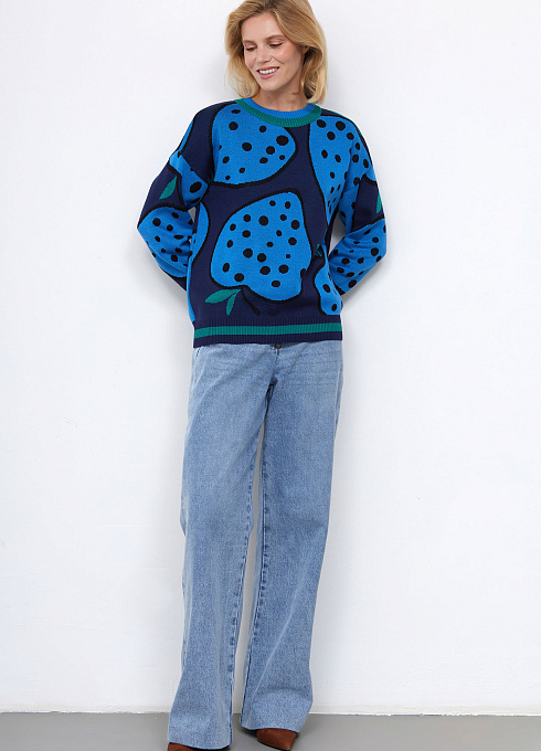  GRIOL. Джемпер жен. 310510.33303.8788V Т.синий GRIOL